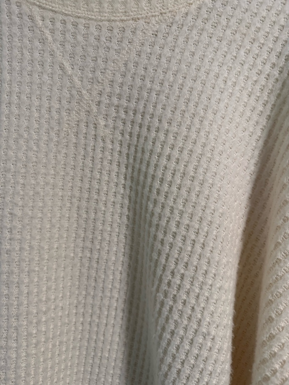 Torrid Cream Waffle Knit Pullover Sweater Size 0 (L) - Picture 2 of 5
